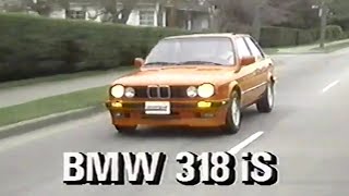 1990 BMW 318is E30  Drivers Seat Retro [upl. by Anastatius]