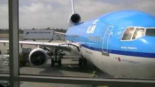 Departure from Los Angeles LAX with a KLM MD11 PHKCE [upl. by Eppie431]