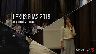 Indolima  Lexus Technical Meeting for GIIAS 2019 [upl. by Gnay111]