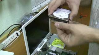 iBook G4 14in Hard Drive Replacement [upl. by Waylin]