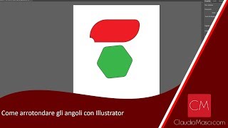 Come arrotondare gli angoli con Illustrator [upl. by Haberman]