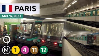 Paris Métro 3  Gallieni [upl. by Nybor]