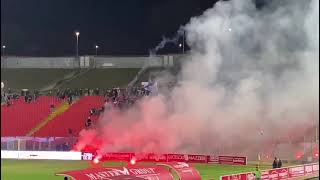 L’Entrata dei tifosi Pescaresi in curva nella trasferta ad Ancona 202324 [upl. by Dam]