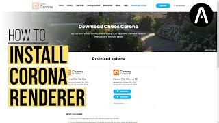 How to Install Corona Renderer Offline Material Library and Nvidia AI Denoiser Installer [upl. by Folsom213]