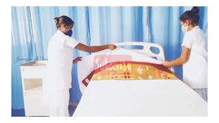 Bed Making Procedure  Nursing Procedure [upl. by Yelmene]