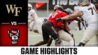 Wake Forest vs NC State Game Highlights  2024 ACC Football [upl. by Westley]