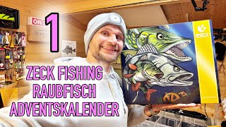 PÜNKTLICH ZECK FISHING Adventskalender 2024 UNBOXING Tag 1 [upl. by Phillida866]