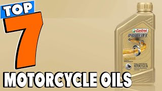 Top 5 Best Motorcycle Oils Review In 2024 [upl. by Sweatt]