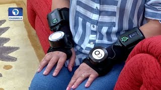 Gyroscope Gloves Reduces Hand Tremors For Parkinsons Patients [upl. by Etnauq]