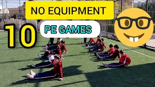 No equipment Pe Games for primary school  Fun physical education games [upl. by Gypsie]