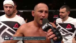 UFC 204 Michael Bisping and Dan Henderson Octagon Interview [upl. by Oinafipe187]