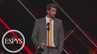 Michael Phelps Wins Best RecordBreaking Performance  The ESPYS  ESPN [upl. by Vittorio]