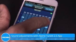 Alpine CDEHD148BT Display and Controls Demo  Crutchfield Video [upl. by Gem]