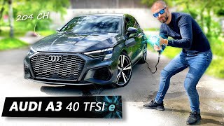 Essai Audi A3 TFSI e La meilleure Compacte premium Hybride [upl. by Ahsiekam]