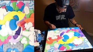 HOW TO MAKE YOUR PAINT SMOOTH  Art tips for using acrylic paint Learn to paint like a pro [upl. by Kendrah211]