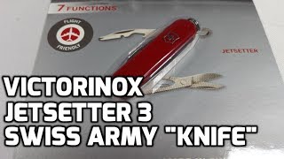 Victorinox Jetsetter 3 Swiss Army quotKnifequot Unboxing and Review [upl. by Dehlia]