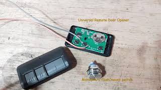 Remote Garage Door Opener for Motorbike [upl. by Felske]