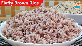 How to Wash and Cook Brown Rice  Fluffy Brown Rice [upl. by Unity294]