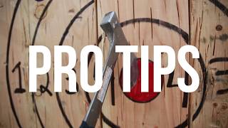 Pro tips How to throw an axe [upl. by Karlow]