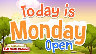 Today is Monday  Open Version  Jack Hartmann [upl. by Phippen]