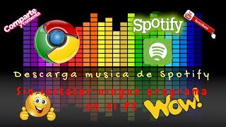 Descarga música de Spotify sin programas y gratis [upl. by Oicangi]