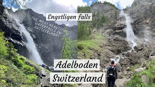 The most beautiful waterfalls of Switzerland Engstligen falls in Adelboden [upl. by Fanchan]