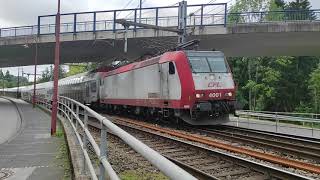 Shunting the RE train from Troisvierges to Rodange via Luxembourg part 2 [upl. by Ecienal]