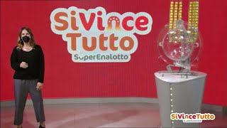 SiVinceTutto SuperEnalotto  Estrazione e risultati 24112021 [upl. by Munson627]