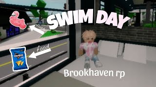 SWIM DAY Brookhaven rp [upl. by Tosch]