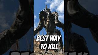 Best Way To Kill A DeathClaw  Fallout 4 Survival Guide  shorts [upl. by Ahsym]