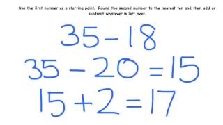 The Compensation Strategy For Subtraction [upl. by Nonac]