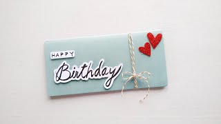 Beautiful Birthday Card Making  DIY Birthday Card Ideas  Dinesh Arts [upl. by Martres]