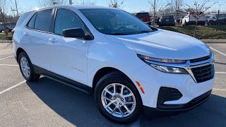 2022 Chevrolet Equinox LS 15T POV Test Drive amp Review [upl. by Anilak44]