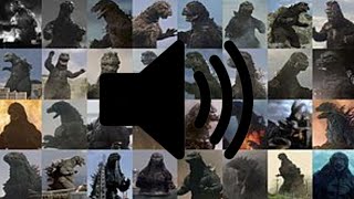 Every Godzilla Roar Combined [upl. by Sands]