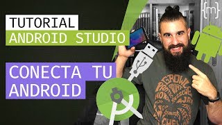 Cómo CONECTAR un CELULAR a ANDROID STUDIO 📲 Tutorial Android [upl. by Eniawtna]