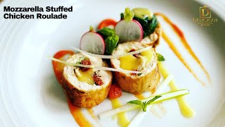 Mozzarella Stuffed Chicken Roulade  Chicken Roulade [upl. by Ashman]