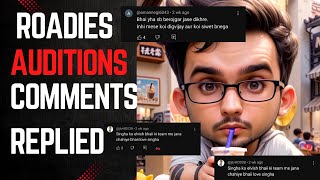 Roadies Audition  Comments Replied  vlog youtube [upl. by Assin60]