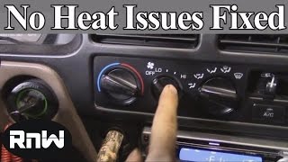 How to Diagnose and Fix No Heat Issues  Also a Demonstration on How Car Heating Systems Work [upl. by Leehar]