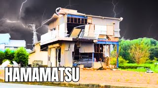 🇯🇵🌪DESTRUIÇÃO em HAMAMATSU Mini TORNADO Surpreende a Cidade [upl. by Doley]