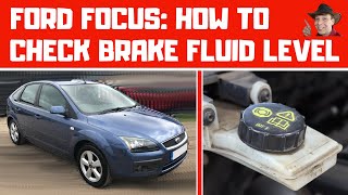 Ford Focus Mk2 How To Check Brake Fluid Level [upl. by Michele]