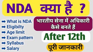 NDA kya hai full information in Hindi  syllabus  NDA eligibility criteria  Exam pattern [upl. by Aela]