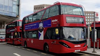 London Bus Route 43  Friern Barnet to London Bridge  Subtitles [upl. by Cleaves90]