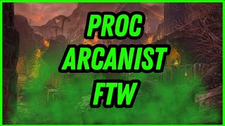 ESO PvP  Arcanist Proc Pressure BGs  Battleground Chronicles [upl. by Reinertson918]