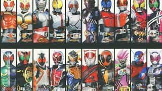 Kamen Rider All First Rider Henshin KuugaZio Part 1 [upl. by Atnovart]