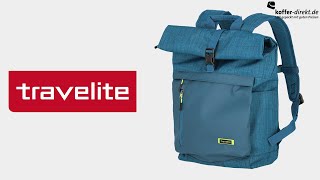 Travelite  Proof  Rollup Rucksack mit Laptopfach 60 cm  kofferdirektde [upl. by Assilram909]