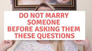 50 MUSTASK Questions Before Marriage [upl. by Retsof]