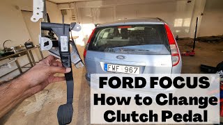 How to Change Clutch Pedal Broken Spring on Ford FocusVolvo V50 C30C70S40 [upl. by Euridice]