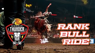 RANK Bull Ride Boudreaux Campbell 9025 point ride vs Baldy [upl. by Adnalro902]