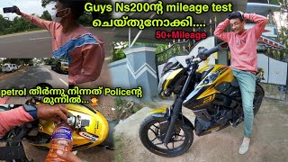 Ns200 Mileage Testചെയ്തു നോക്കി❗ [upl. by Nedmac]