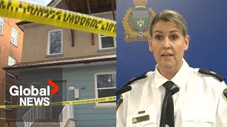 Langside shooting Suspect in shooting that killed 4 was out on court release Winnipeg police say [upl. by Admana]